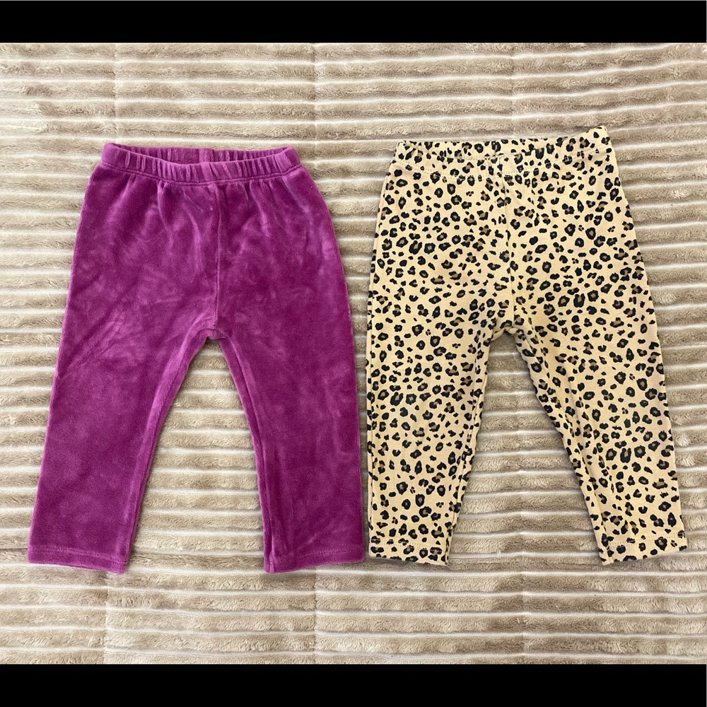 Set of 2 Baby pants 12M Carter’s & 1st impressions
